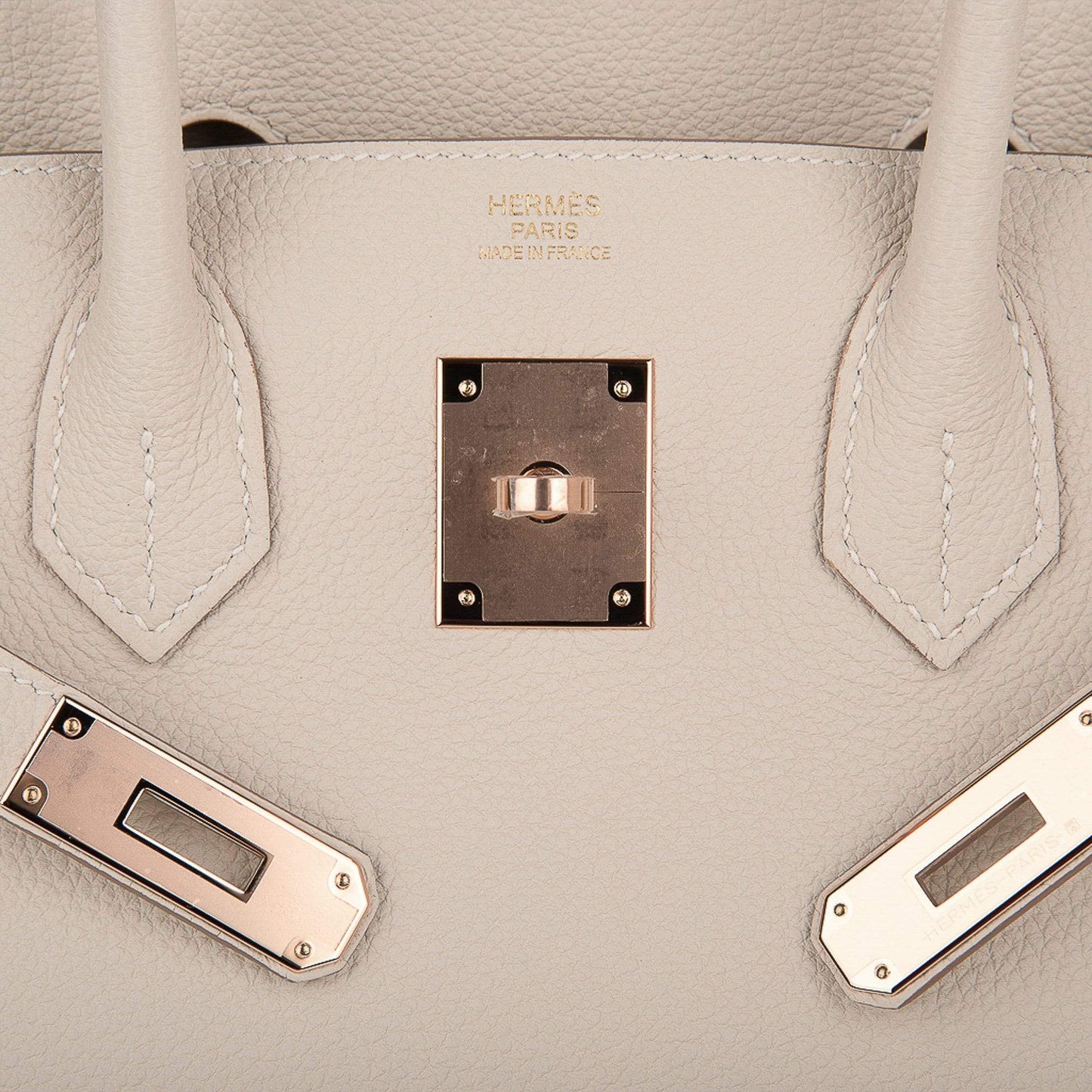 Birkin 30 Bag Craie Togo Leather with Rose Gold Hardware