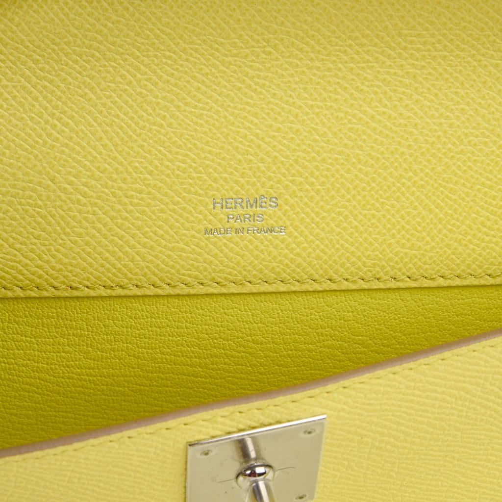 Kelly Cut Bag Clutch Souffre Rare to Find Epsom Leather
