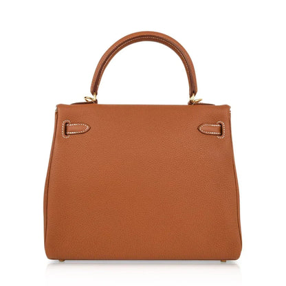 Kelly 25 Retourne Bag Coveted Gold Togo Gold Hardware