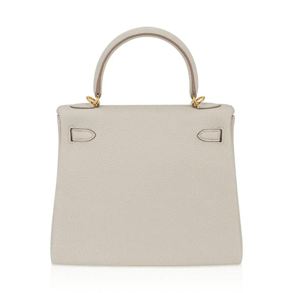 Kelly 25 Retourne Bag Beton Togo Leather with Gold Hardware