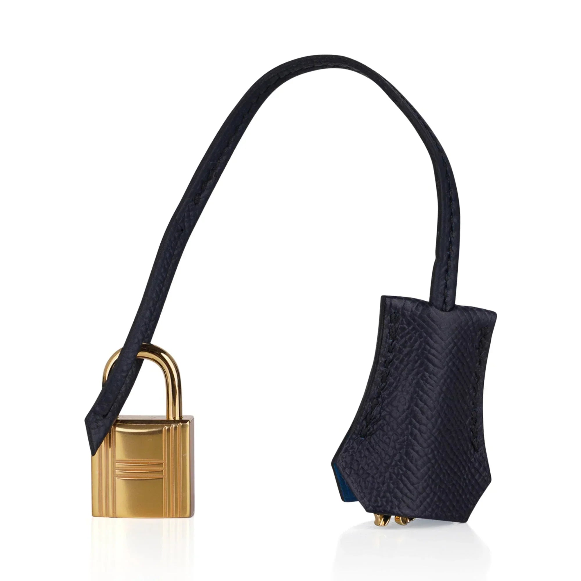Kelly Casaque 28 Bag Black / Bleu Indigo Sellier Limited Edition