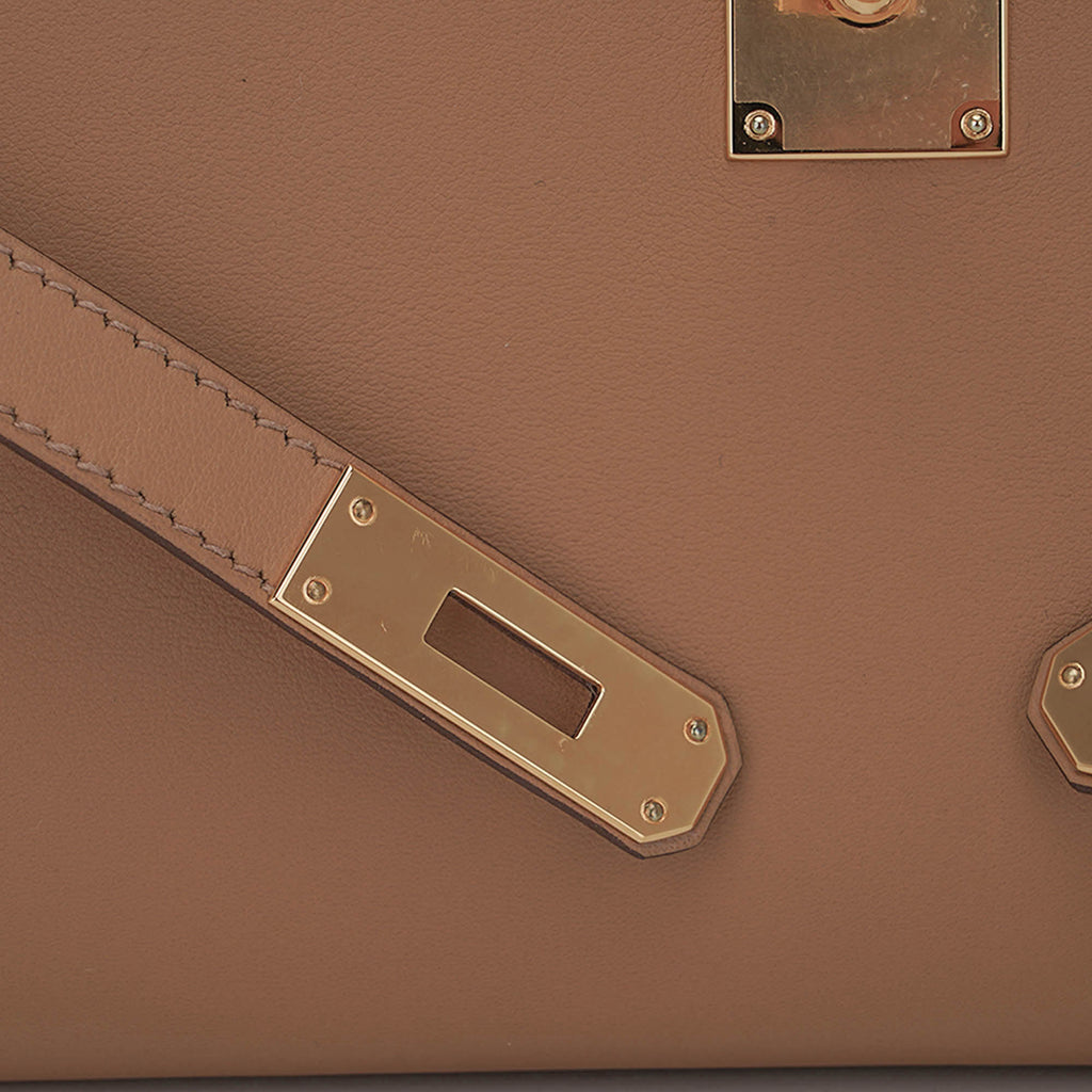 Limited Edition Kelly Cut Bag Biscuit with Gold Hardware