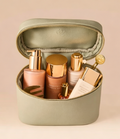 Elegant Leather Travel Cosmetic Storage Case