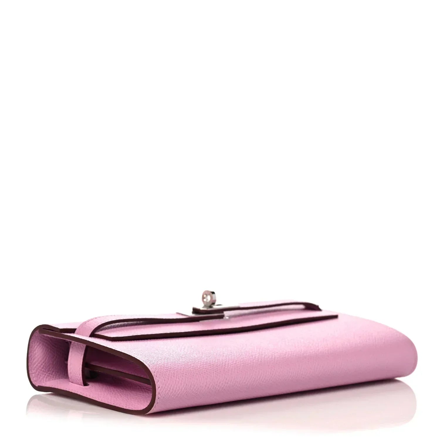 Kelly To Go Wallet Mauve Sylvestre Epsom Palladium Hardware