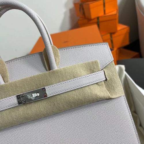 Hermès Birkin 25 Sellier Mauve Pale Epsom Silver Hardware