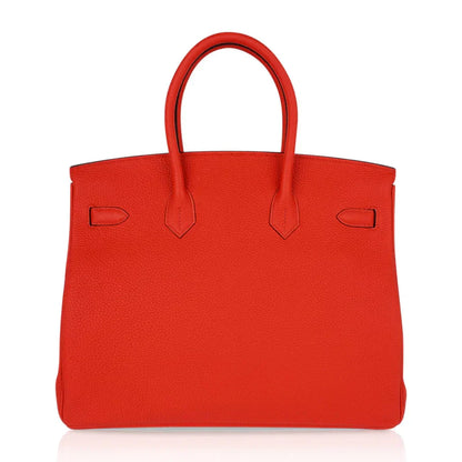 Birkin 35 Bag Capucine Togo Leather with Gold Hardware