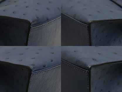 Kelly Pochette Clutch Bag crafted from top-layer cowhide with ostrich pattern