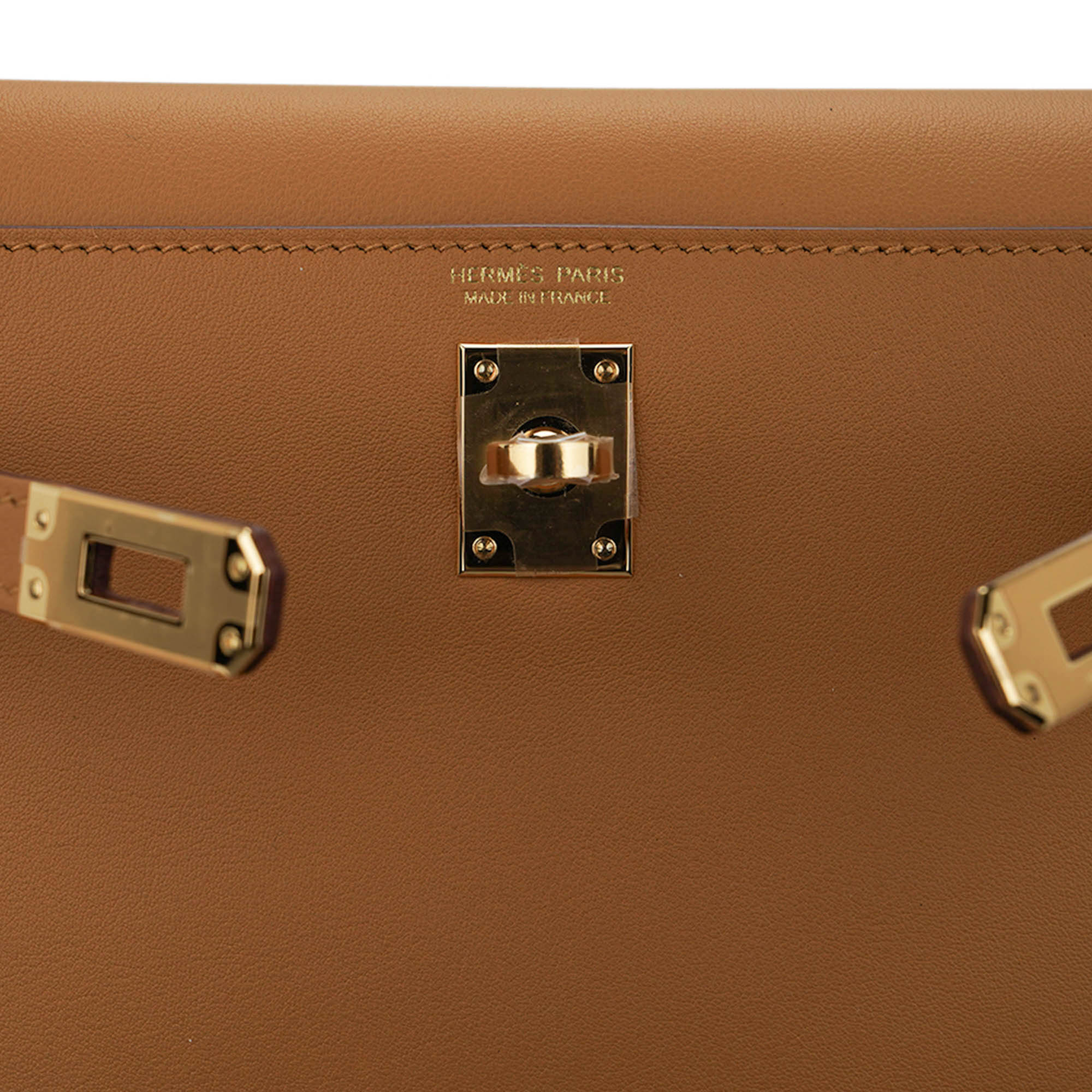 Kelly Danse Fringe Bag Sesame with Gold Hardware