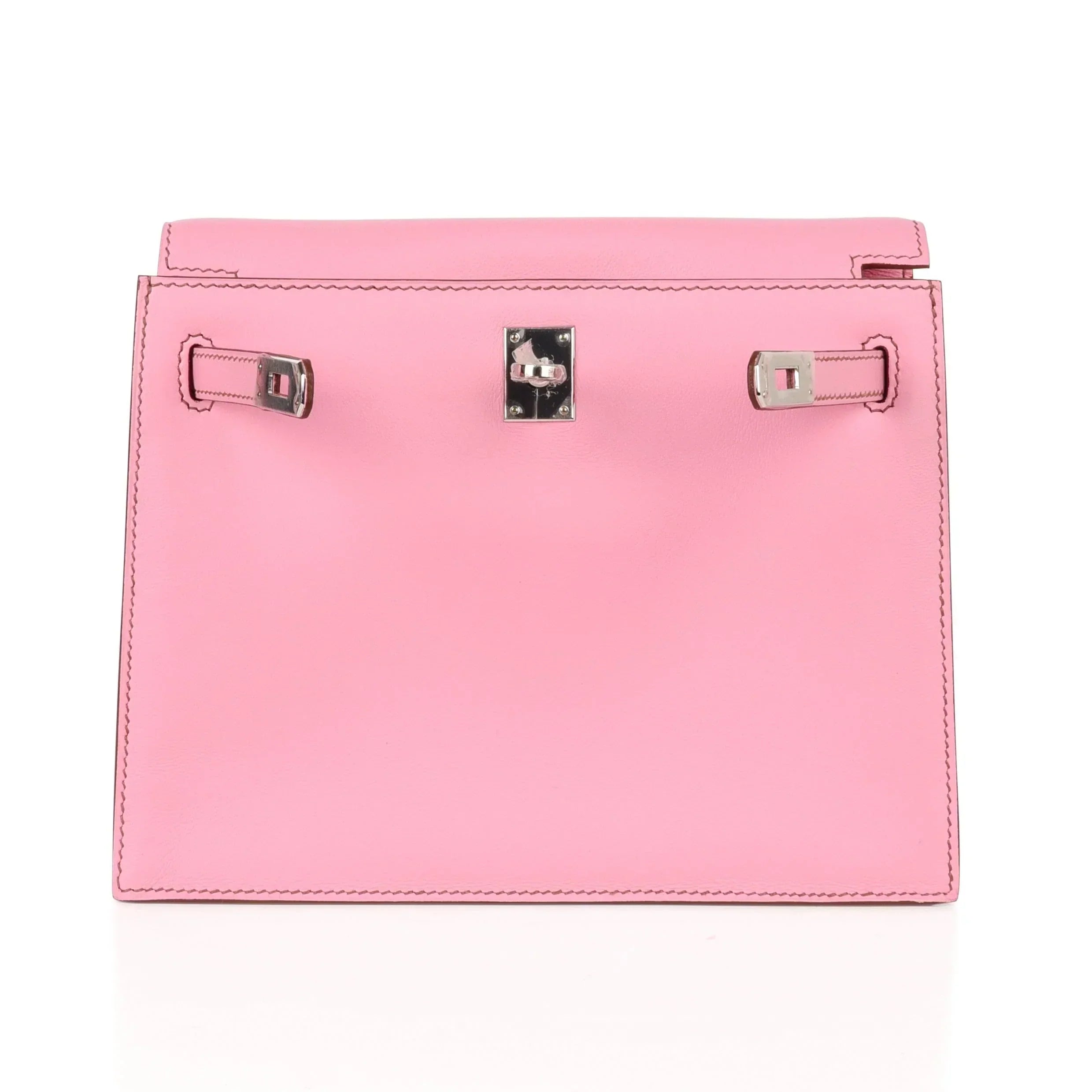 Kelly Danse Bag 5P Pink Swift Palladium