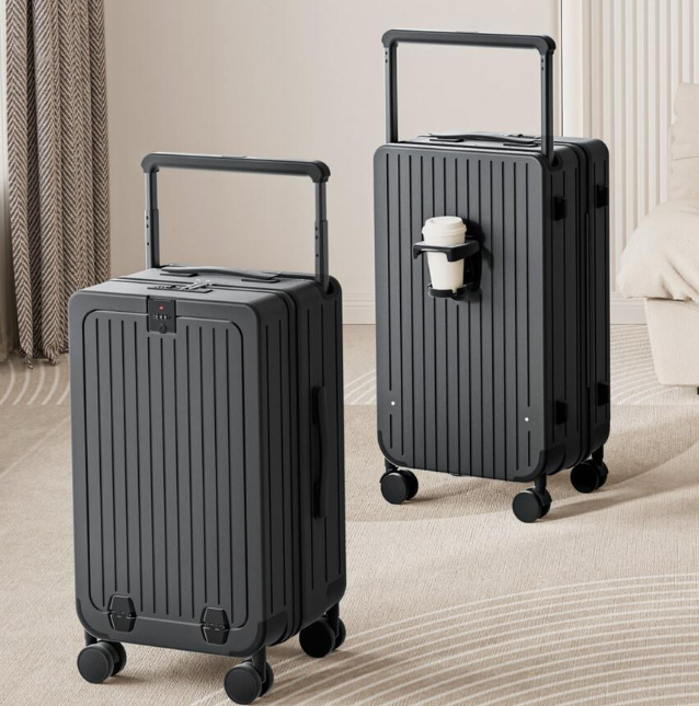 Versatile Hard-Shell Carry-On Luggage with Smart Travel Features