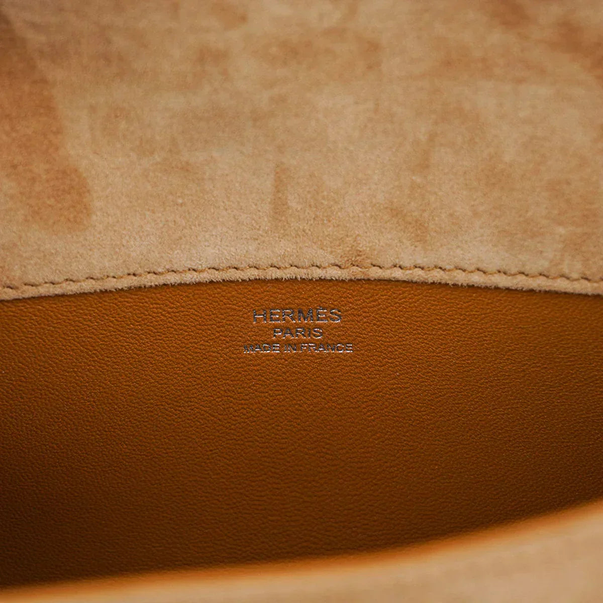 Limited Edition Kelly Cut Bag Ocre Doblis with Palladium Hardware