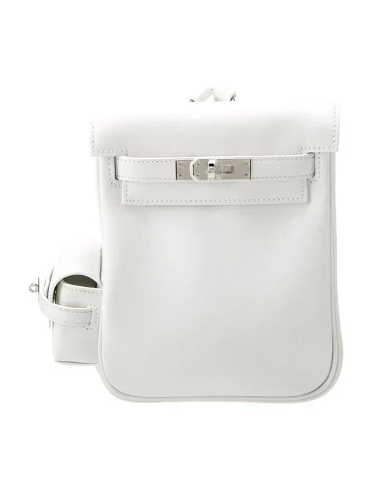 Kelly White Jump Backpack Palladium Hardware
