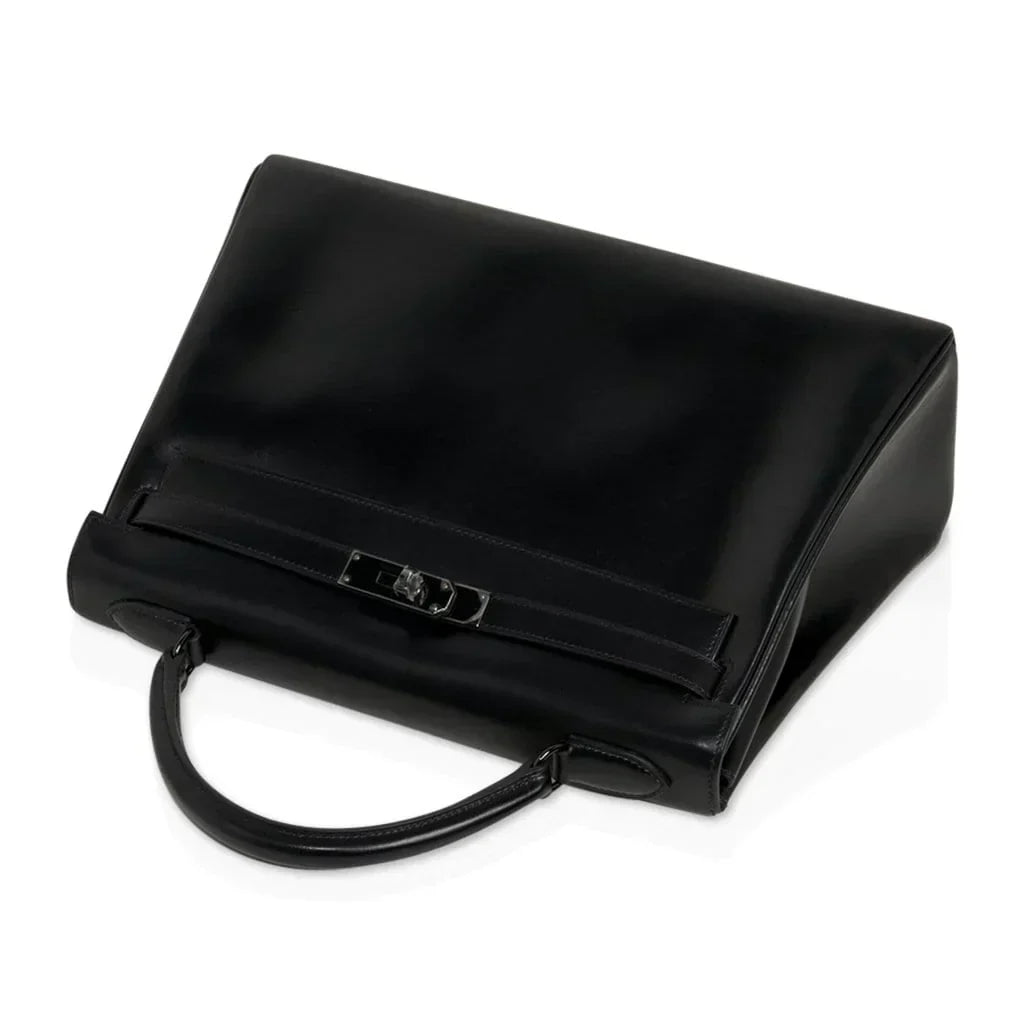 Kelly 32 So Black Bag Box Leather Limited Edition