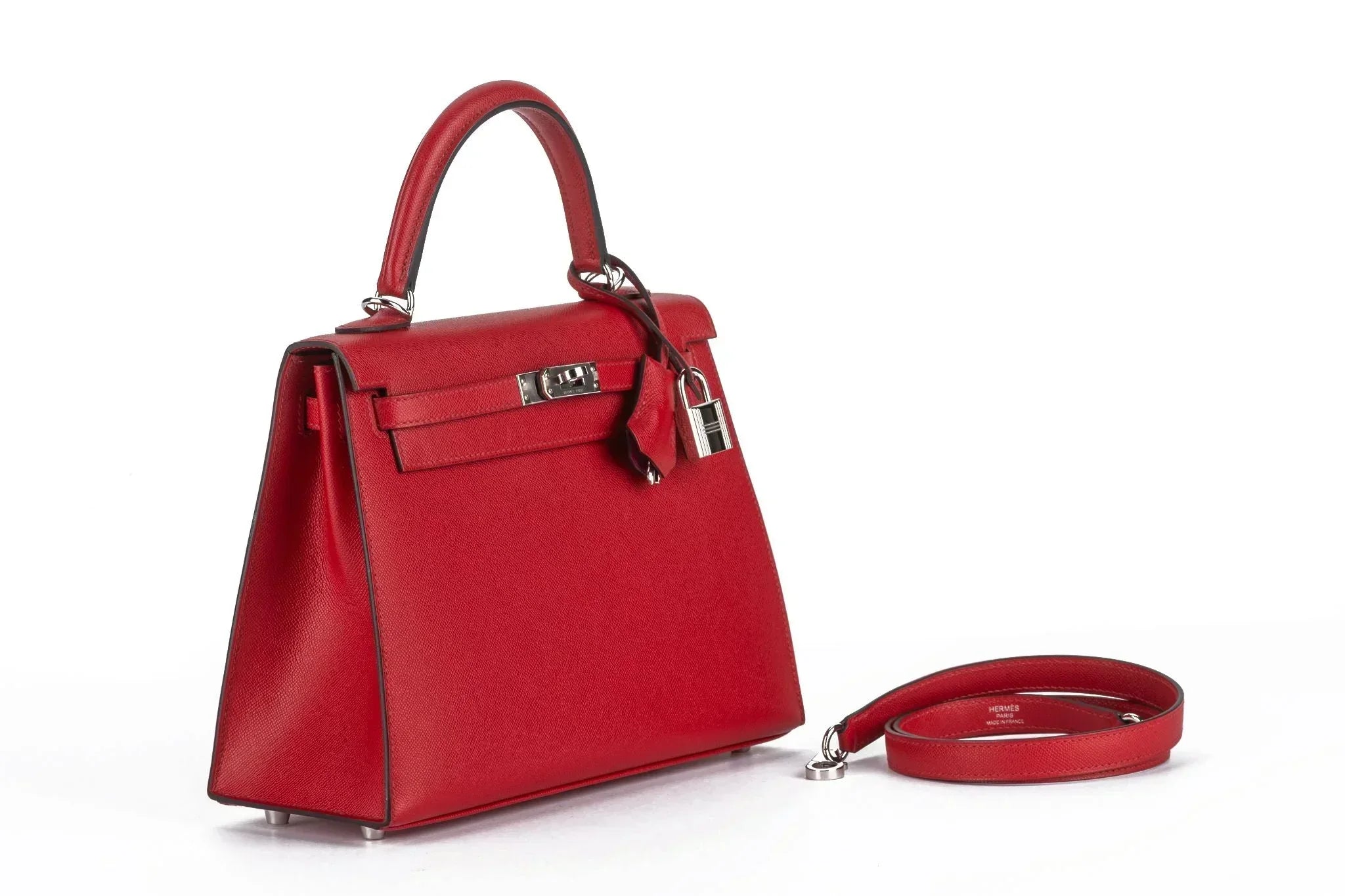 Kelly Sellier Verso Rouge Piment Palladium Hardware