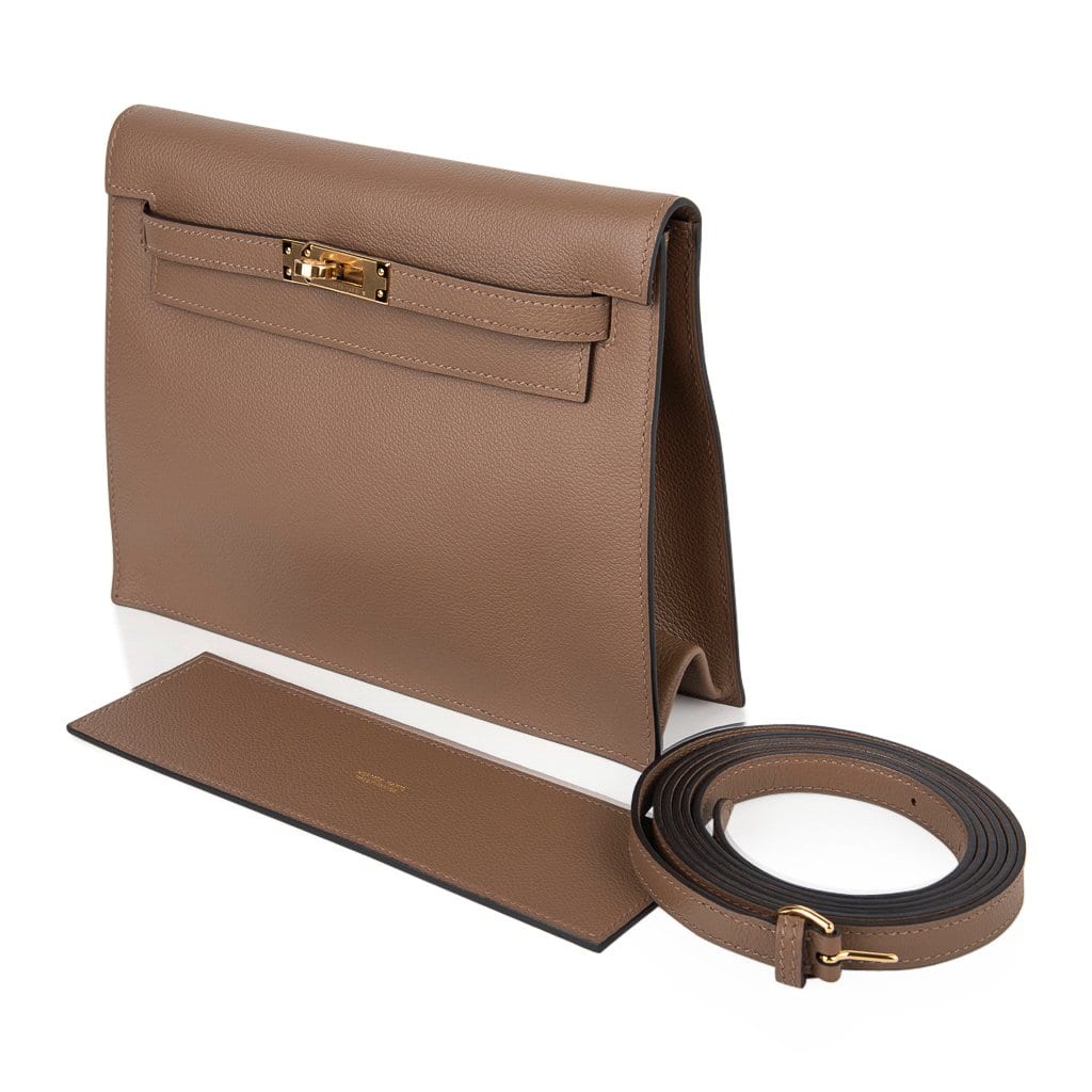 Kelly Danse Bag Beige de Weimar Swift Gold Hardware