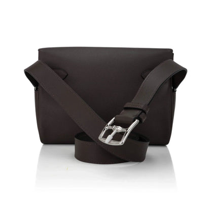 Kelly Messenger 25 Bag Ecorce Evercolor Leather with Palladium Hardware