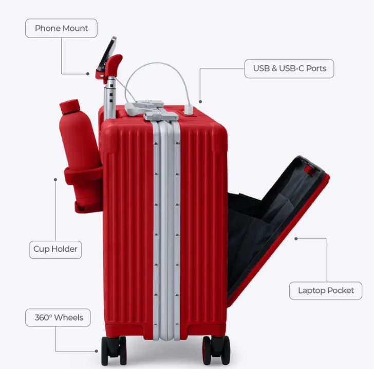 Smart All-In-One Carry-On Luggage with Premium Travel Features