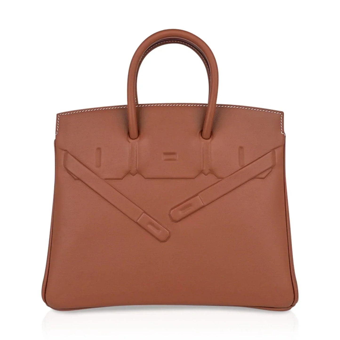 Shadow Birkin 25 Bag Gold Evercalf Limited Edition