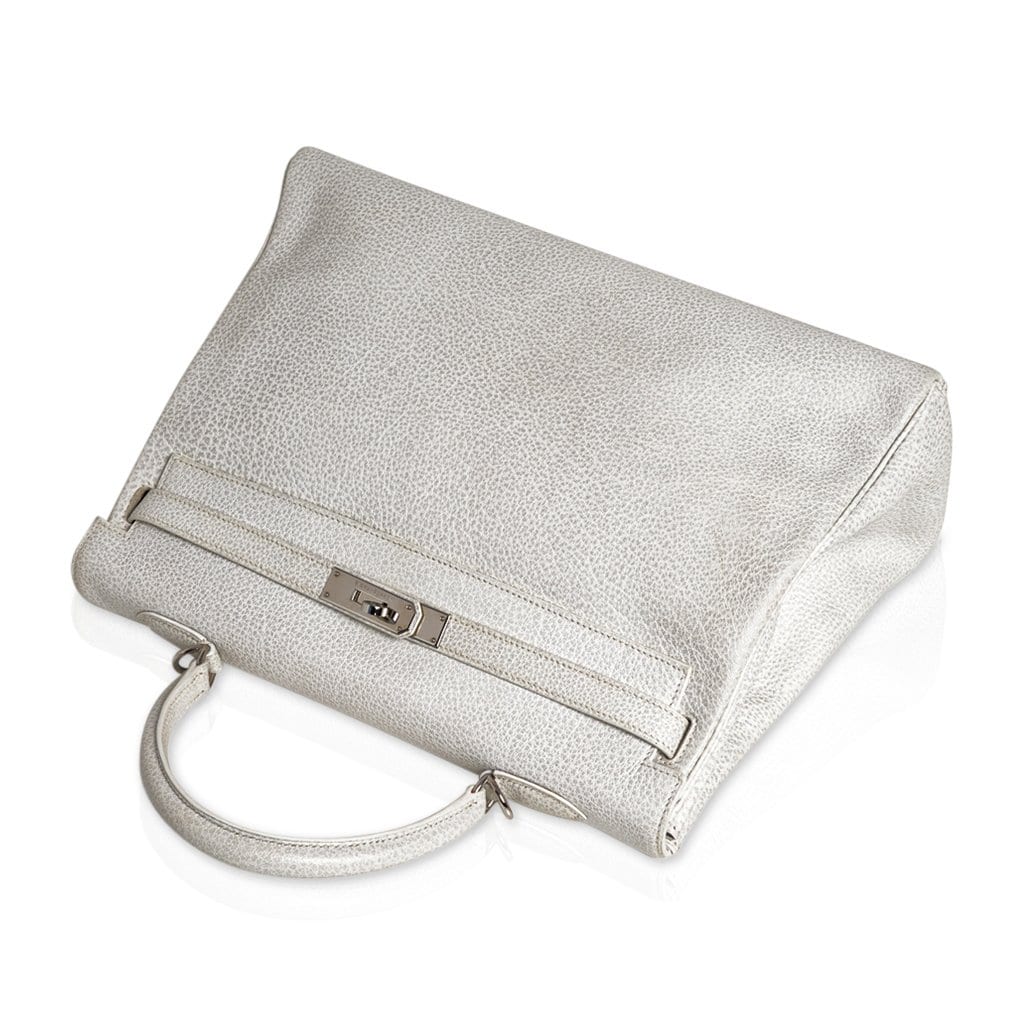 Kelly 35 Bag Dalmation Buffalo Skipper Palladium Hardware