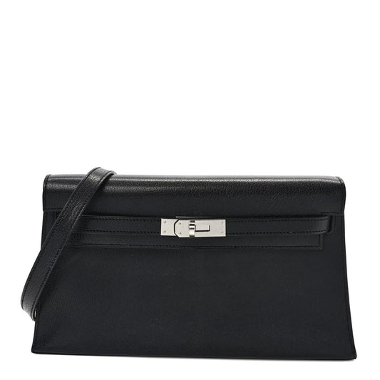 Kelly Elan Black Chevre Chamkila Palladium Hardware
