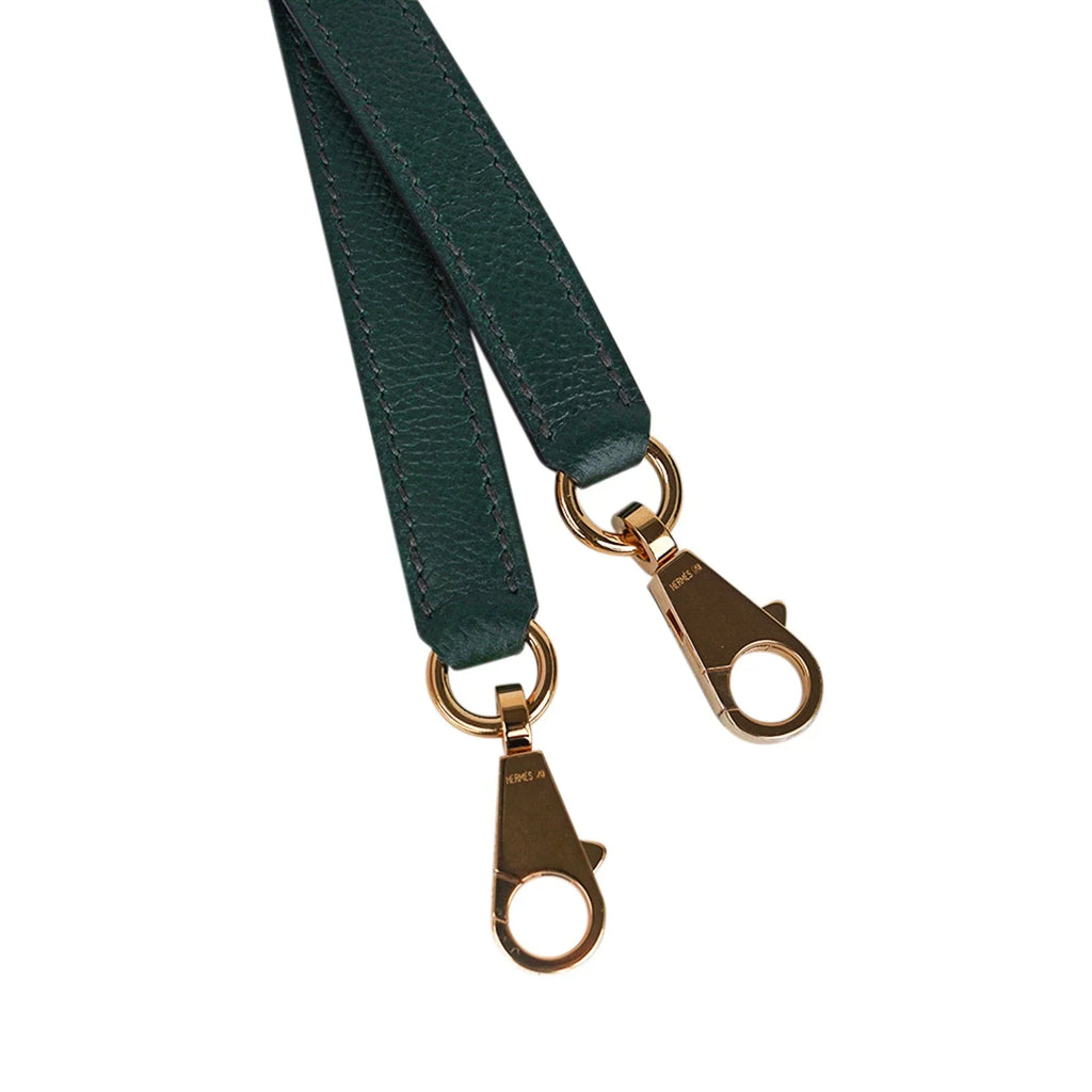 Kelly Sellier 28 Bag Vert Anglais Epsom Leather with Gold Hardware
