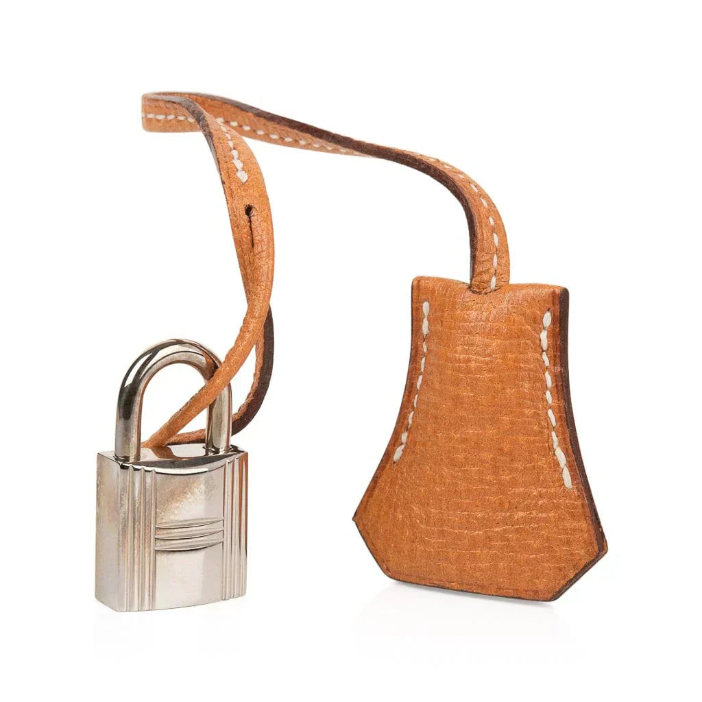 Kelly 28 Bag Gold Peau Porc Leather with Palladium Hardware