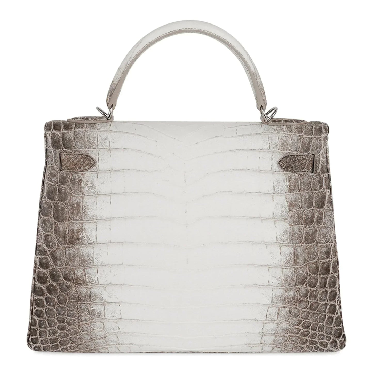 Limited Edition Kelly 32 Bag Himalaya Crocodile with Palladium Hardware
