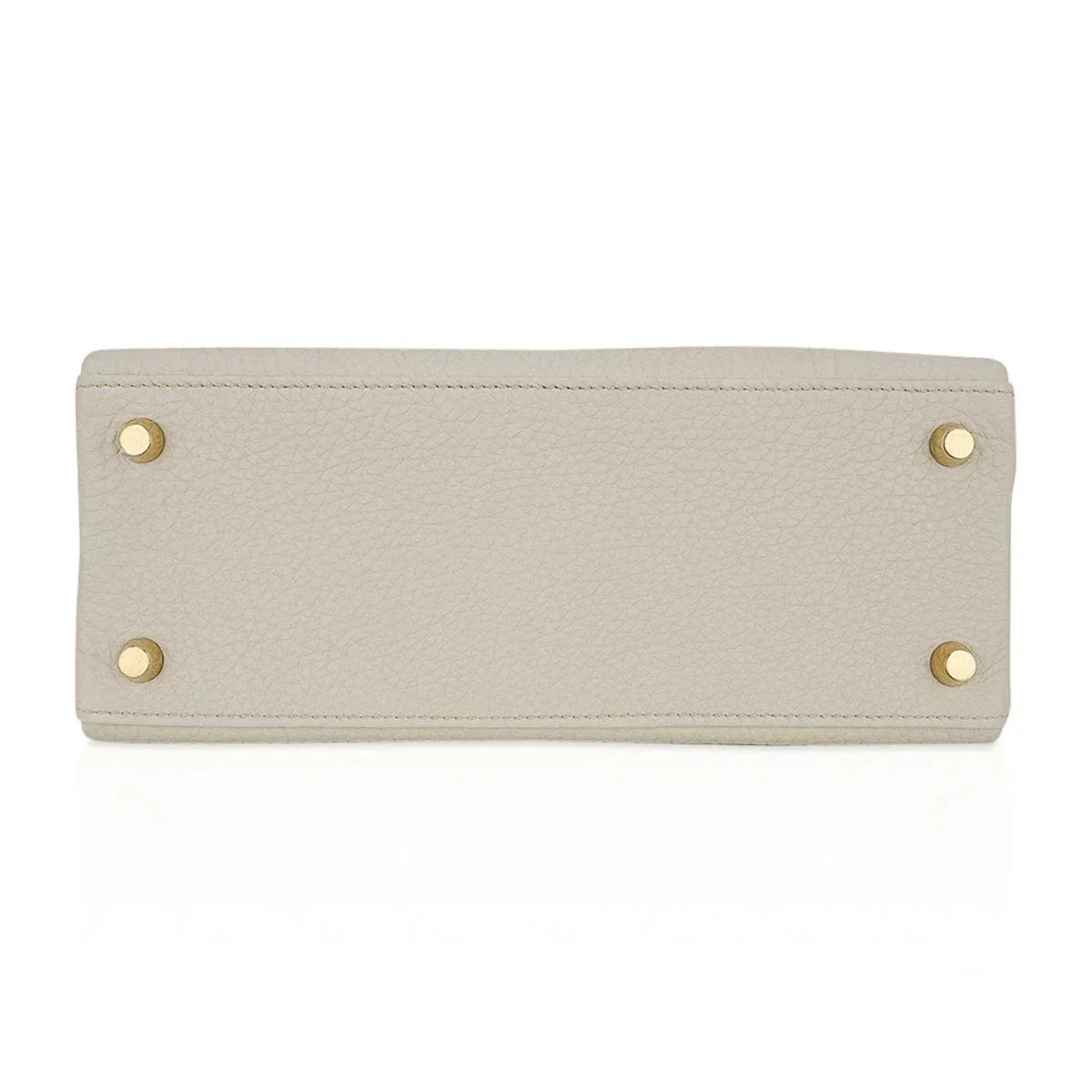 Kelly 25 Retourne Bag Beton Togo Leather with Gold Hardware