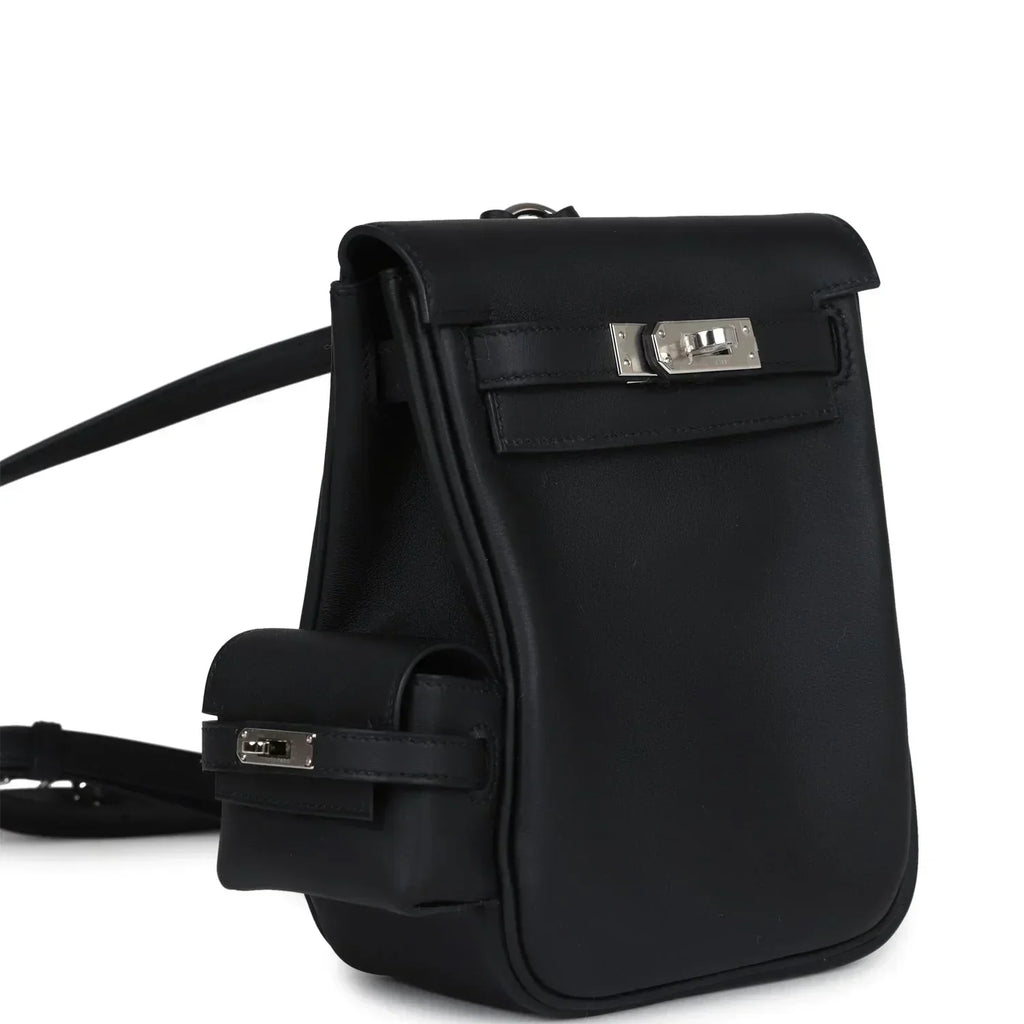 Kelly Jump Backpack Black Swift Palladium Hardware