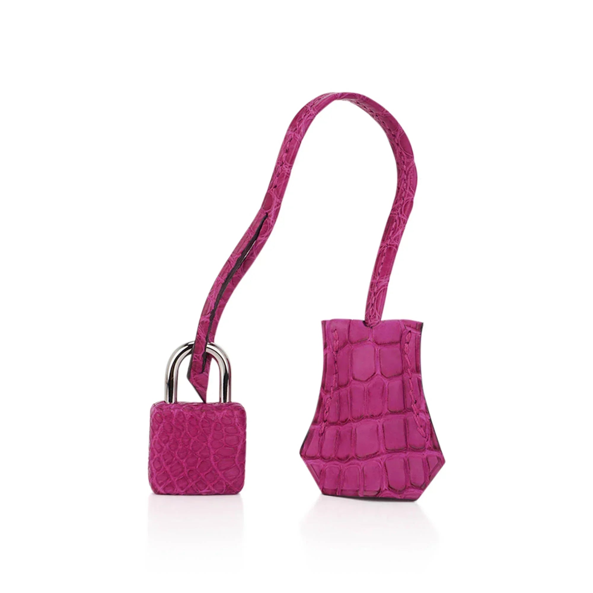 Kelly 25 Retourne Bag Rose Scheherazade Matte Alligator with Palladium Hardware