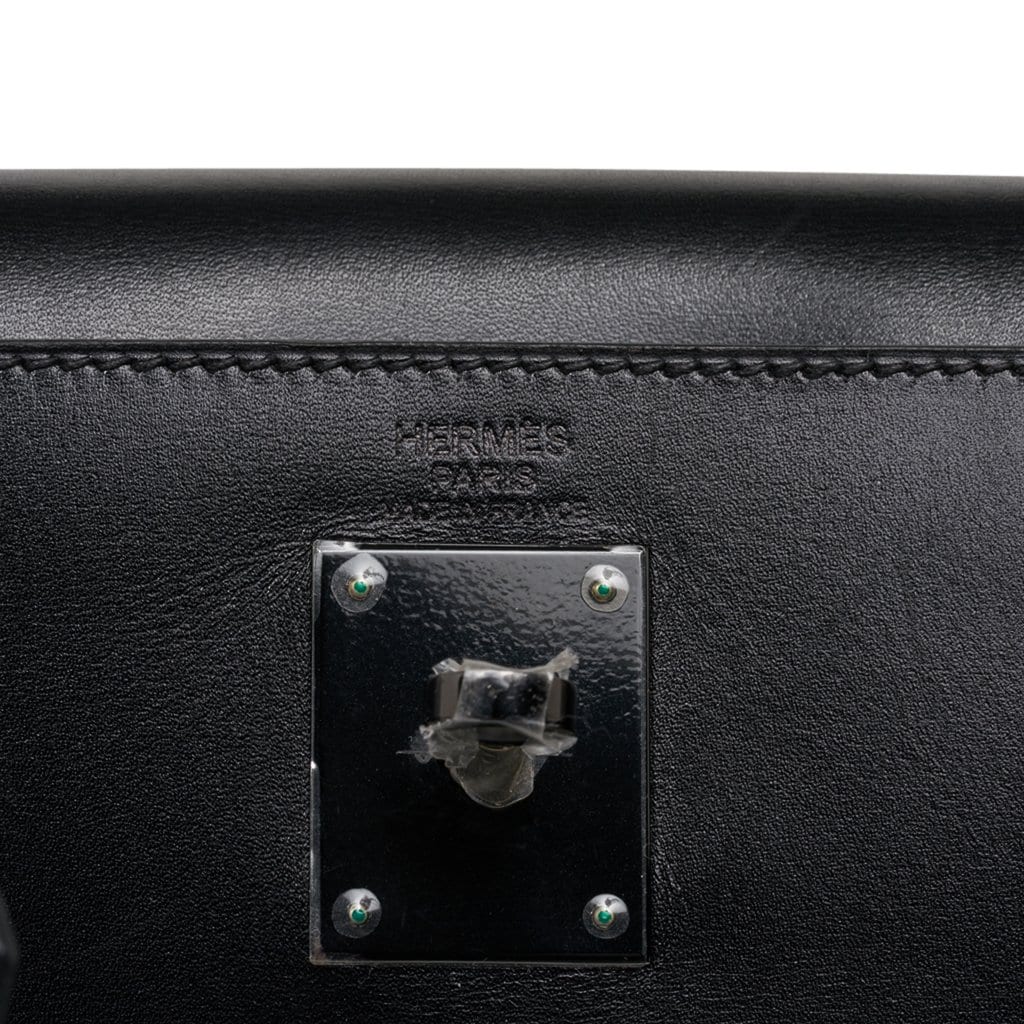 Kelly 32 So Black Bag Box Leather Limited Edition