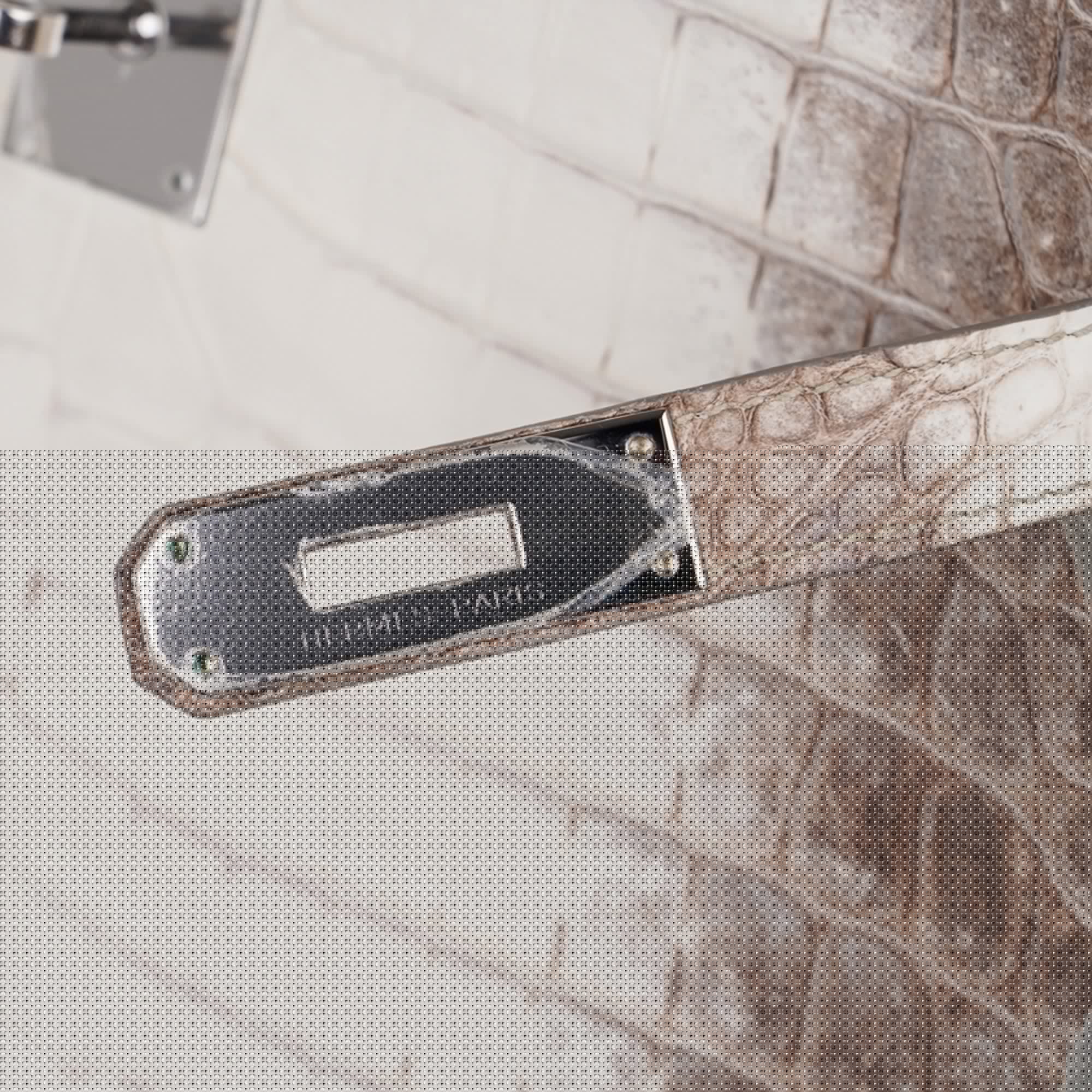 Limited Edition Kelly 32 Bag in Himalaya Crocodile with Palladium Hardware