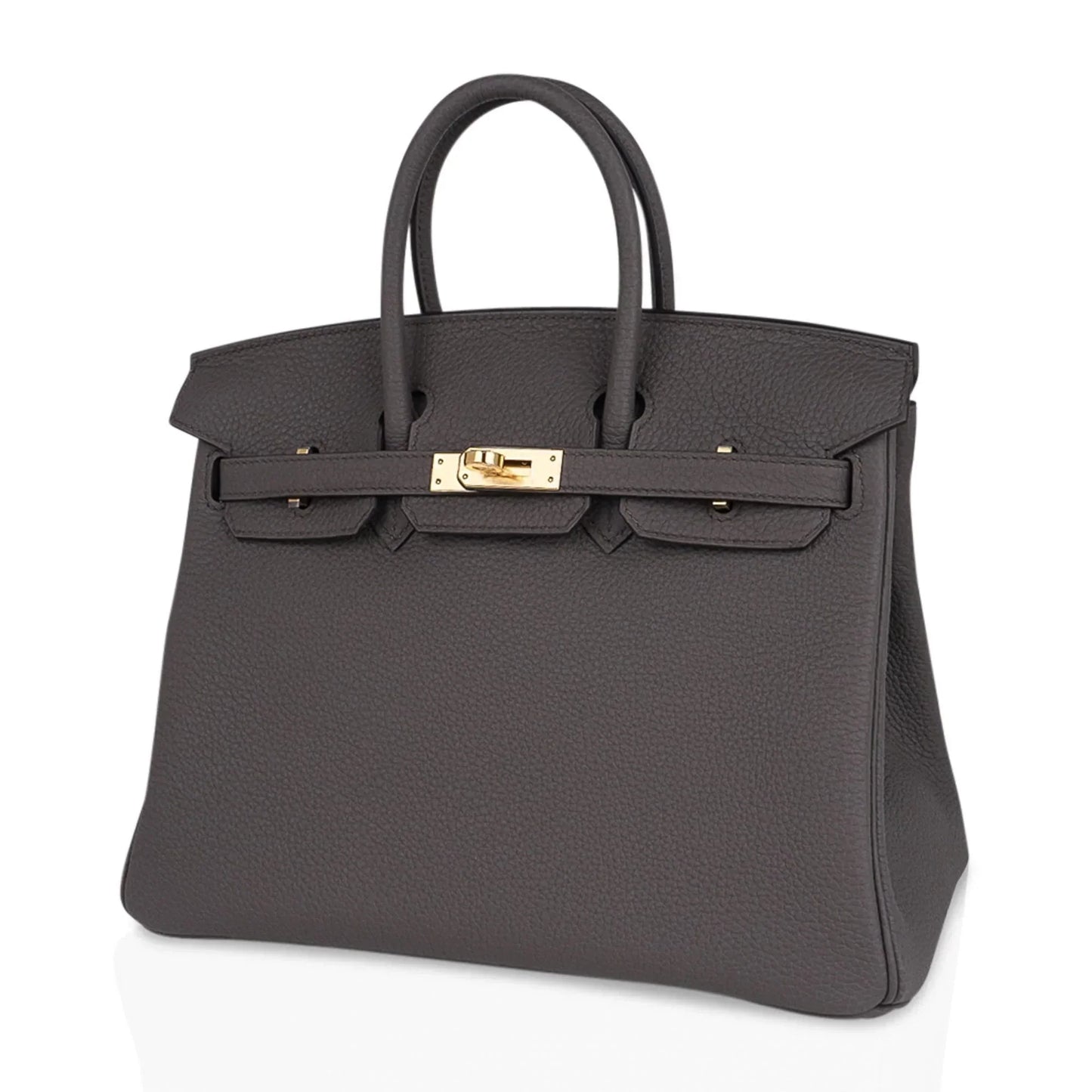 Birkin 25 Bag Etain Gold Hardware Togo Leather New w/Box