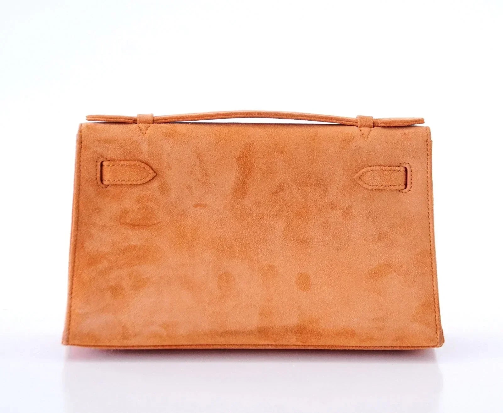 Kelly Pochette Rare Orange Doblis Palladium Hardware