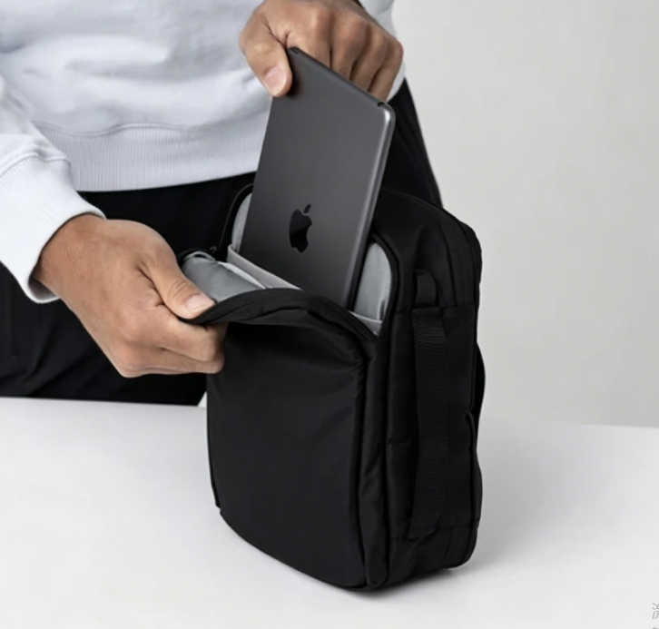 Versatile Tech Organizer & Crossbody Sling Bag