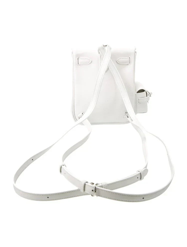 Kelly White Jump Backpack Palladium Hardware