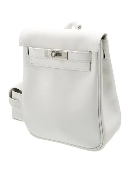 Kelly White Jump Backpack Palladium Hardware
