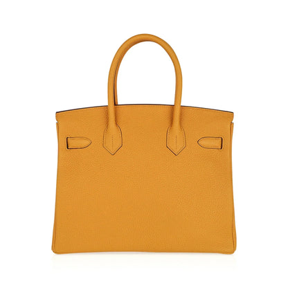 Birkin 30 Bag Jaune Ambre Gold Hardware Togo Leather