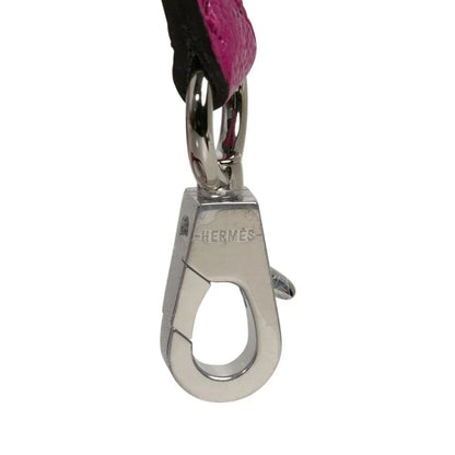 Mini Kelly 20 Bag Sellier Rose Pourpre Chevre Leather with Palladium Hardware