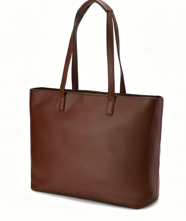 Minimalist Large-Capacity Leather Tote Bag
