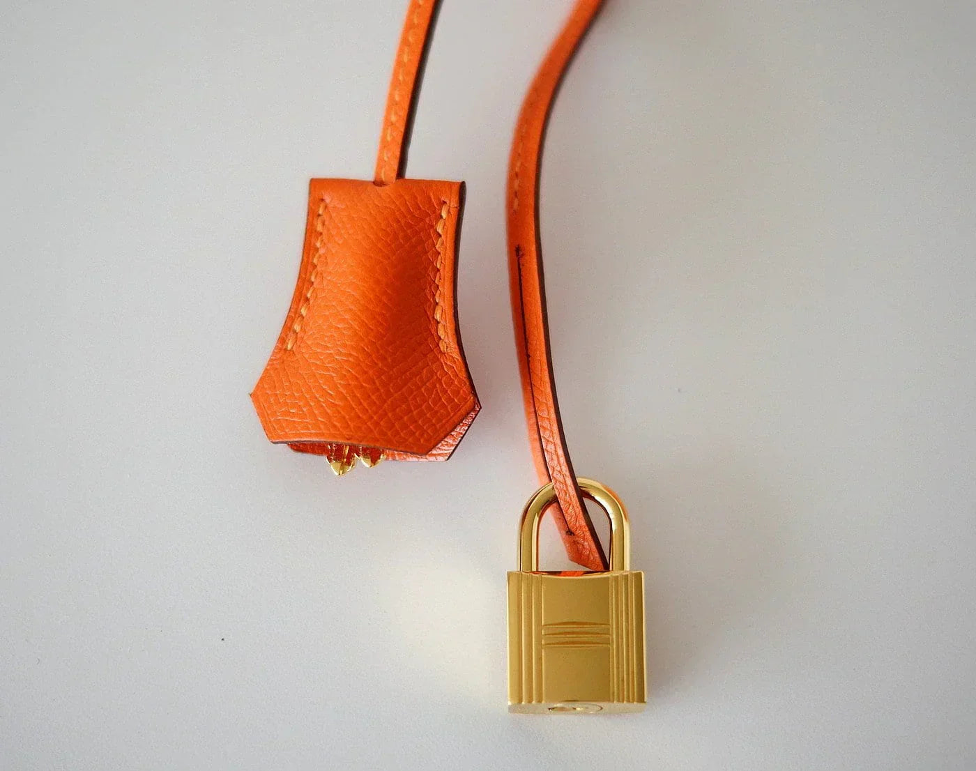 Kelly 32 Bag Sellier Feu Lush Orange Epsom Gold Hardware