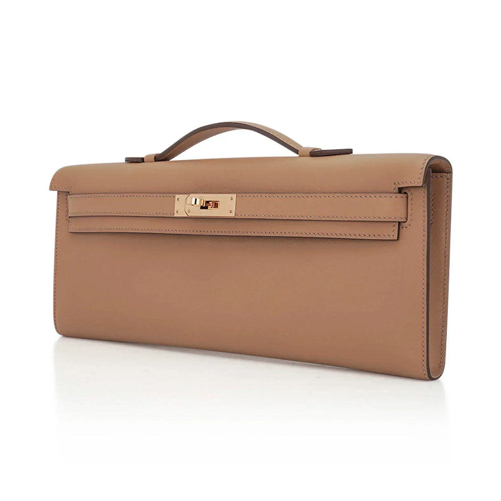 Limited Edition Kelly Cut Bag Biscuit with Gold Hardware