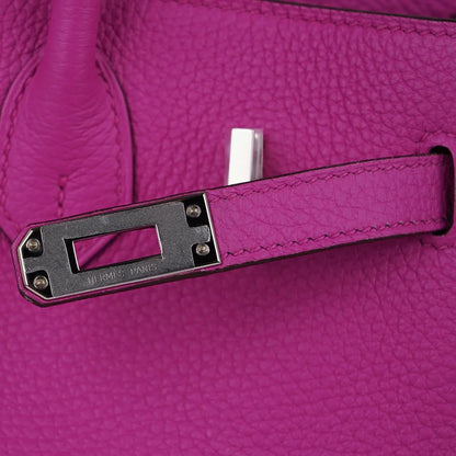 Birkin 25 Bag Magnolia Togo Palladium Hardware
