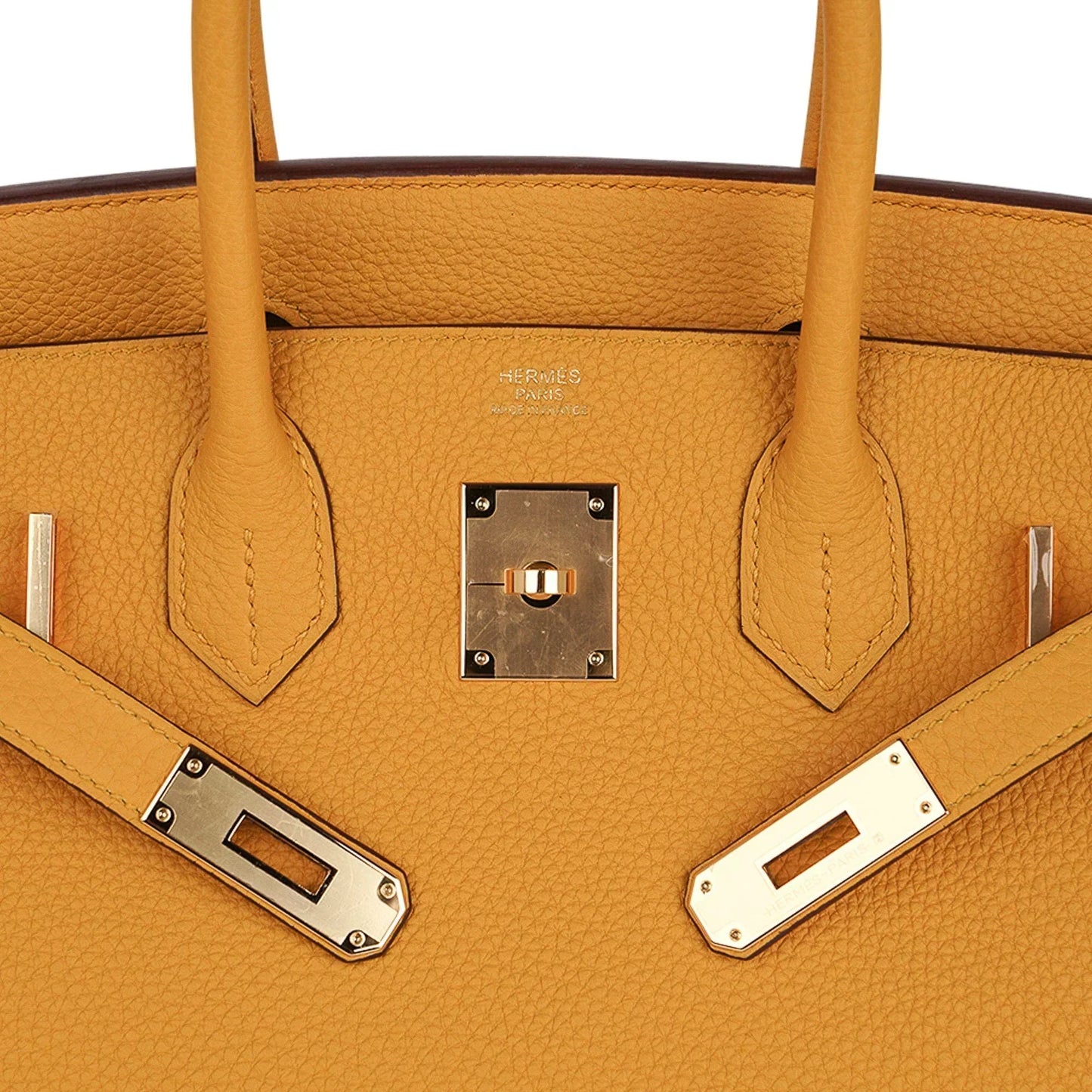 Birkin 30 Bag Jaune Ambre Gold Hardware Togo Leather