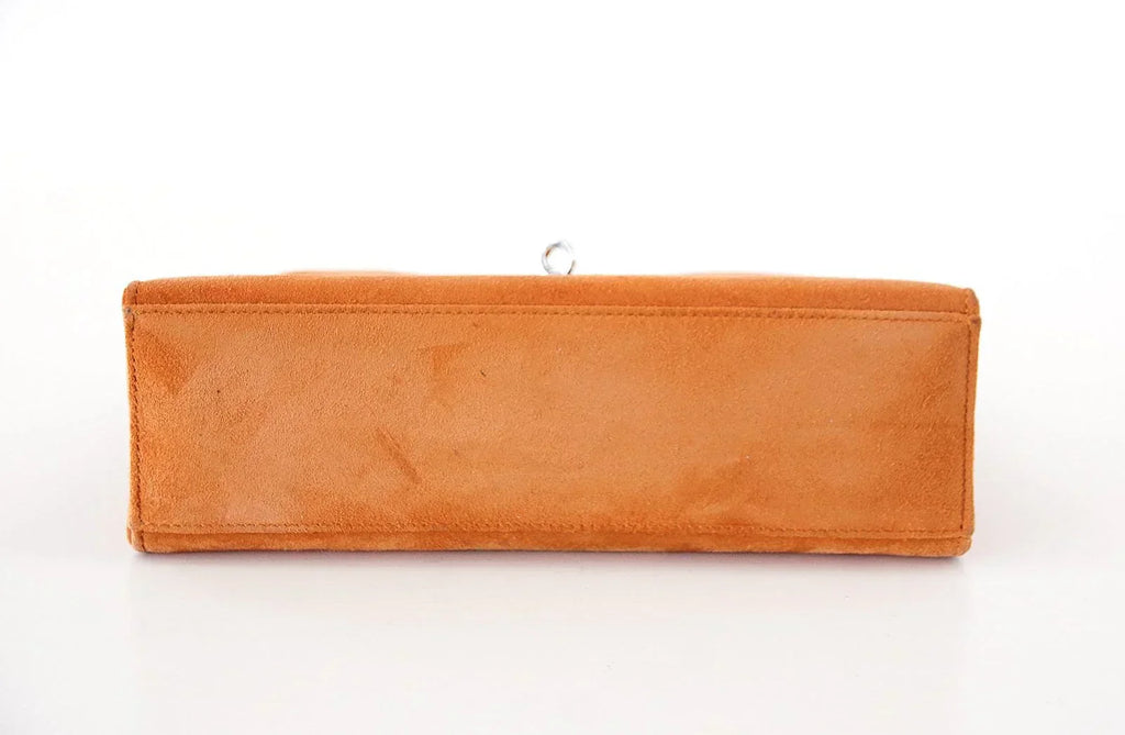 Kelly Pochette Rare Orange Doblis Palladium Hardware