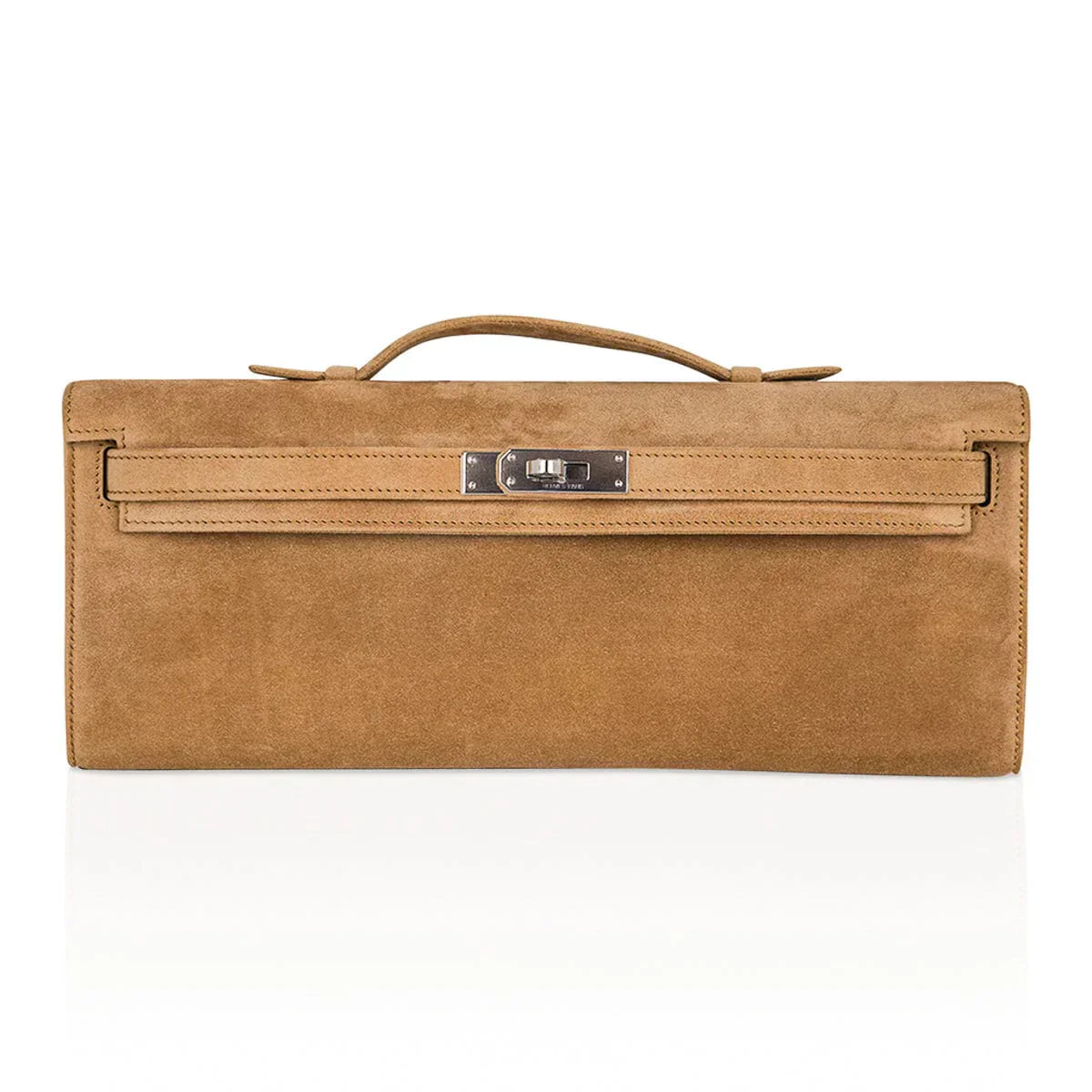 Limited Edition Kelly Cut Bag Ocre Doblis with Palladium Hardware