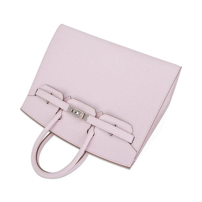 Birkin 25 Bag Sellier Mauve Pale Epsom Leather with Palladium Hardware