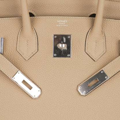 Birkin 30 Bag Trench Neutral Perfection Palladium Hardware