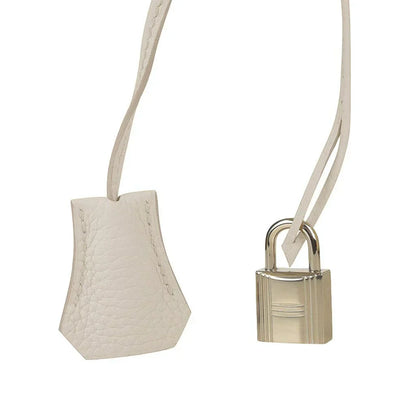 Birkin 35 Bag Beton Clemence Palladium Hardware