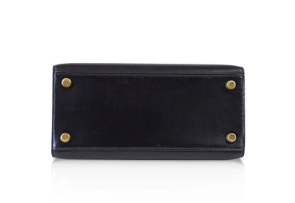 Kelly 20 Mini Sellier Vintage Bag Box Leather Gold Hardware